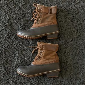 Sorel Waterproof Winter Boots in Brown